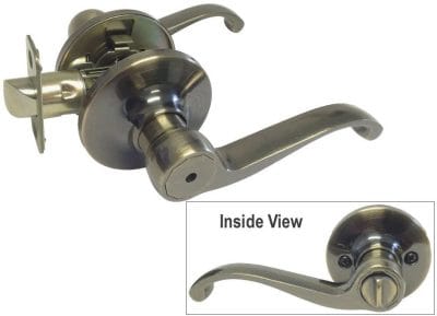 Bedroom/Bathroom Privacy Lever